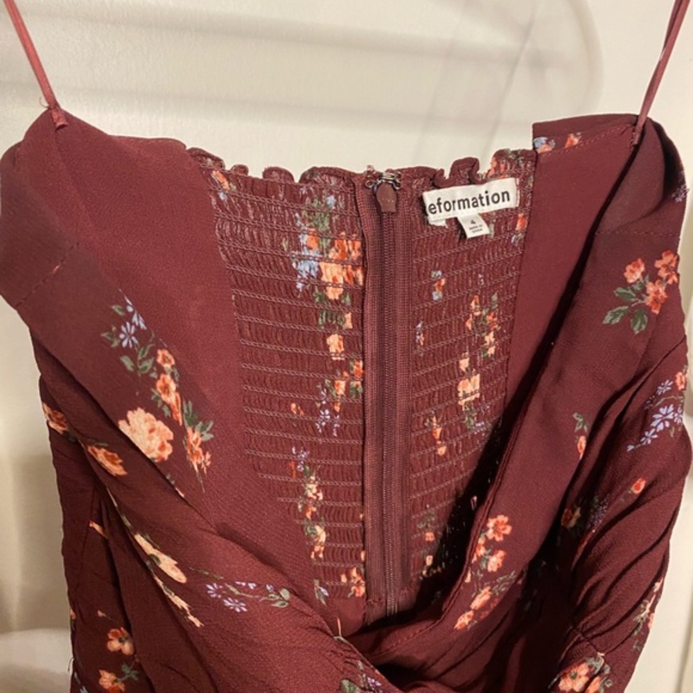 Reformation Lore Rosaline Strapless Midi Dress - Picture 5 of 5